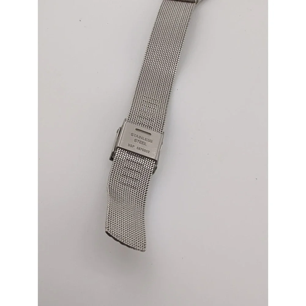 Skagen Women's Watch 24mm Case Diamond Markers Silver Band SKW2156 New Battery